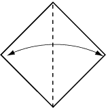 اریگامی ساده سگ 1