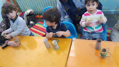 تقویت مهارت های  حرکتی ظریف هماهنگی بین چشم و دست