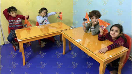 آشنایی با هرم غذایی، تقویت مهارت ظریف کاردستی