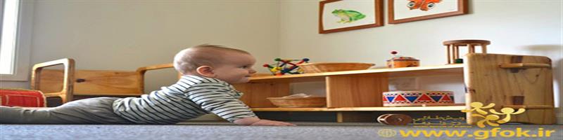 محیط مونتسوری- 6 تا 12 ماهگی